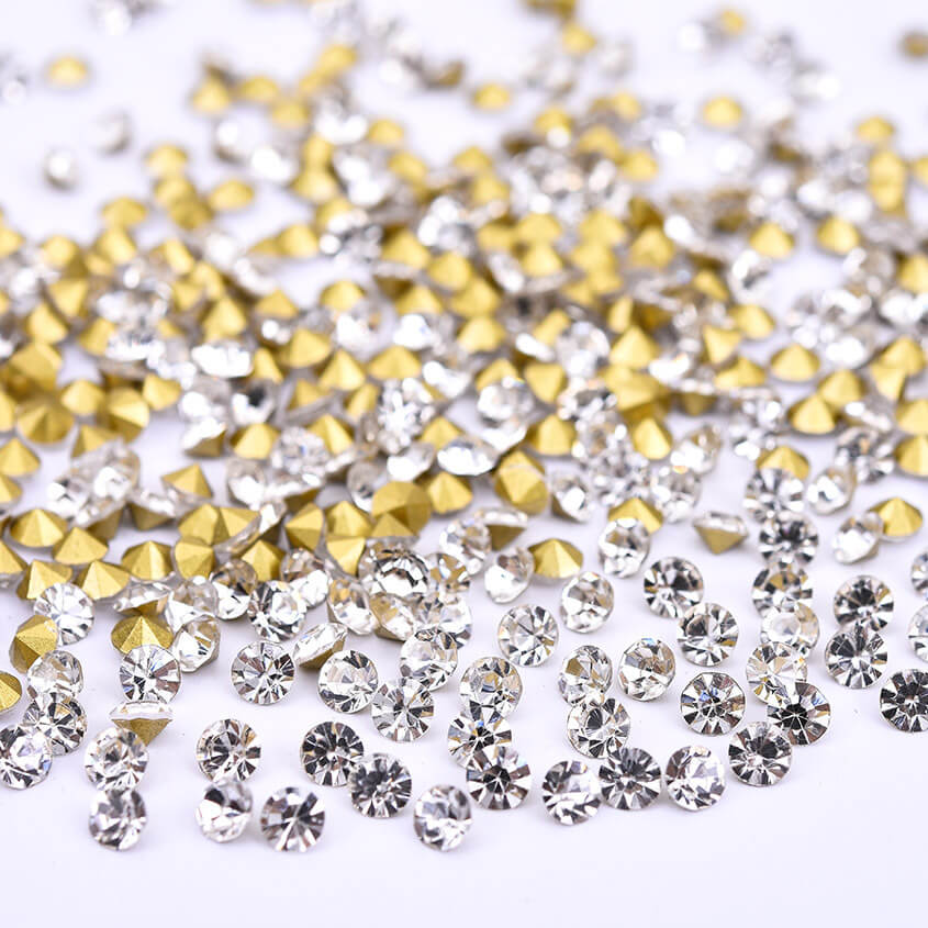 Point Back Rhinestones